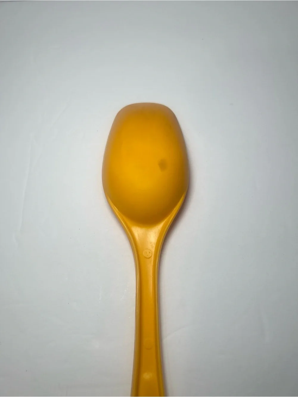 FOLEY Nylon Serving Spoon Yellow Orange Retro Kitchen Utensil 70s MCM Vintage